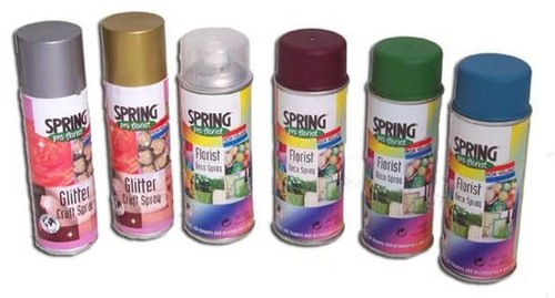 Flower spray paint aerosols - paint,