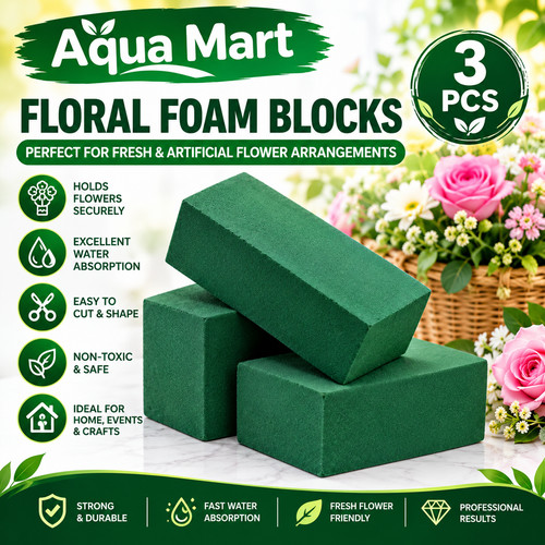 Premium wet florist foam - wet,